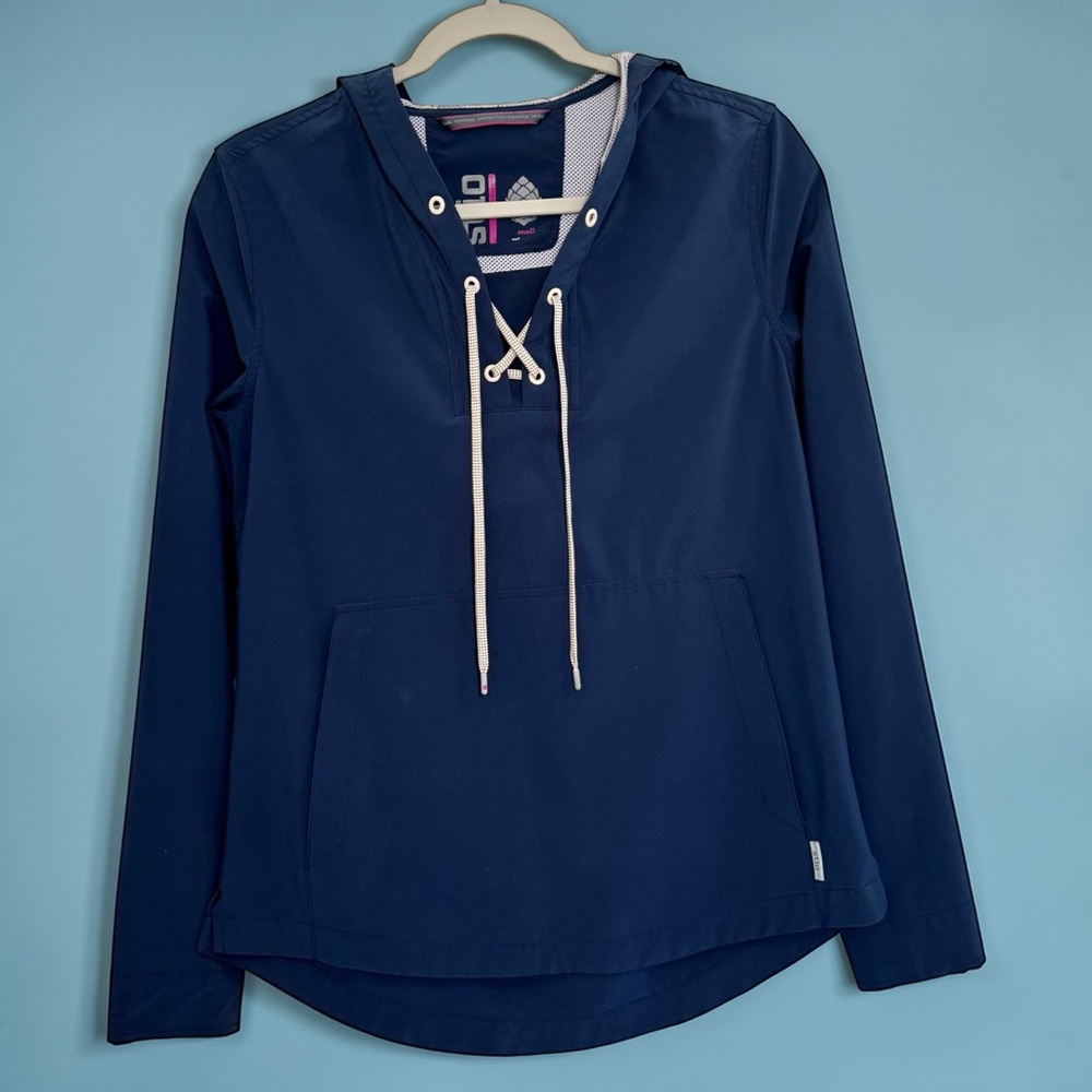 Stio CFS Sun Pullover Hoodie/Jacket Lightweight Cloud Blue Women’s Size Small